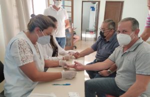 Taguaí realiza 1º inquérito epidemiológico em pontos comerciais e industriais Ação tem como objetivo identificar focos de covid-19 na cidade. (Foto: Divulgação)