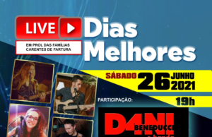 Live Dias Melhores arrecada alimentos para famílias necessitadas de Fartura Evento está marcado para o dia 26, um sábado. (Foto: Divulgação)