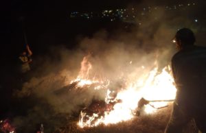 Defesa Civil de Taquarituba faz alerta em virtude de queimadas Queimada na região de Taquarituba. (Foto: Divulgação)