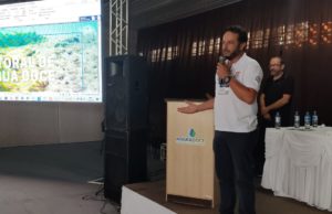 Angra Doce tem potencial turístico validado para prática de mergulho e esportes náuticos Fabio Alves Sant’ Ana, empresário e diretor do centro de mergulho Pro Diver apresentou o mapeamento parcial na primeira Reunião da Governança do Angra Doce Federal que aconteceu na Marina Ilha Bela em Carlópolis. (Foto: Divulgação)