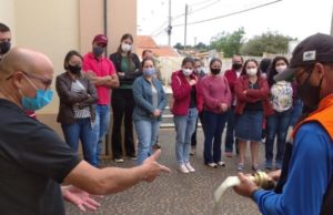 Servidores de Taquarituba são capacitados com foco em segurança do trabalho Mais de 50 servidores de diversos setores da prefeitura participaram das atividades. (Foto: Divulgação/Prefeitura de Taquarituba)