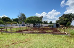 Construção do Velório Municipal em Timburi é iniciada Obras no local onde será o Velório Municipal de Timburi. (Foto: Divulgação/COMUNIC)