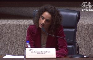 Inês Coimbra é nomeada nova procuradora-geral do estado Inês Coimbra, nova PGE de São Paulo, será a quinta mulher a assumir o cargo. (Foto: Reprodução/YouTube/TCM-SP)