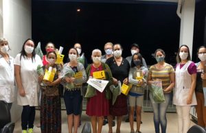 Saúde de Taguaí recebe grupos de diabéticos para orientação e entrega de descarpack Pacientes que participaram as orientações em Taguaí. (Foto: Divulgação/Prefeitura de Taguaí)