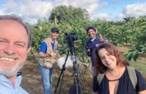Programa da TV Brasil vai destacar turismo e fruticultura de Carlópolis As gravações se concentraram em Carlópolis. (Foto: Divulgação/Assessoria de Imprensa)