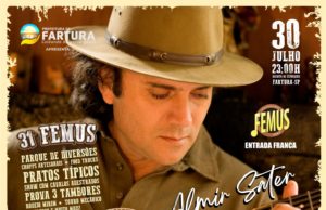 FEMUS 2022 anuncia Almir Sater e dupla Hugo & Tiago Almir Sater é considerado um dos maiores nomes do gênero no país. (Foto: Divulgação/Prefeitura de Fartura)