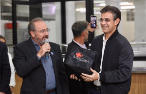 SP libera R$ 14 milhões para Ourinhos e confirma novo serviço na Santa Casa O governador Rodrigo Garcia (PSDB) em Ourinhos. (Foto: Divulgação/Governo do Estado de SP)