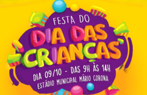 Taguaí vai realizar festa do Dia das Crianças O Dia das Crianças é comemorado em 12 de outubro, quando também comemora-se o Dia da Padroeira do Brasil. (Foto: Divulgação/Prefeitura de Taguaí)
