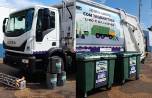 Conteinerização da coleta de lixo em Taquarituba está em fase de execução Novidades na coleta de lixo em Taquarituba. (Foto: Divulgação/Prefeitura de Taquarituba)