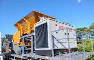 Taquarituba finaliza licenciamento de triturador de resíduos da construção civil Recurso tecnológico permite a trituração e reutilização de entulhos da construção civil. (Foto: Divulgação/Prefeitura de Taquarituba)