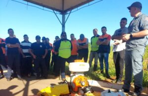 Defesa Civil de Taquarituba participa de preparação para o período de estiagem Curso abordou técnicas de combate a incêndios florestais e crimes ambientais. (Foto: Divulgação/Prefeitura de Taquarituba)