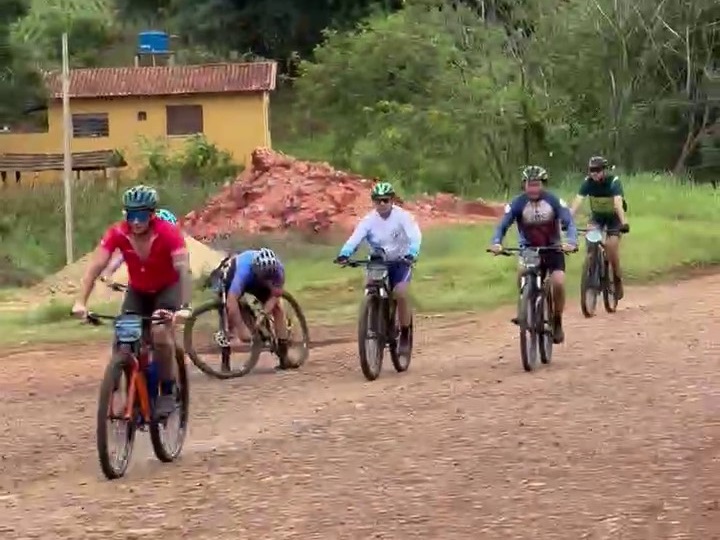 Percurso exigiu esforço dos ciclistas. (Foto: Divulgação/Prefeitura de Fartura)