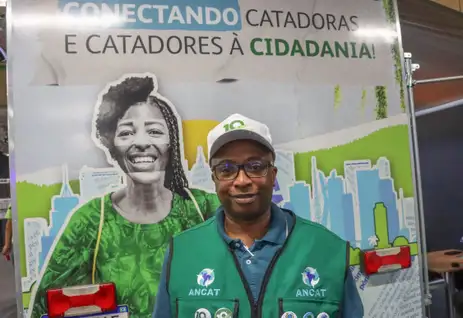 Roberto Rocha, presidente da Associação Nacional dos Catadores e Catadoras de Materiais Recicláveis. (Foto: Valter Campanato/Agência Brasil)