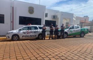 Em Taquarituba, homem com mandado de prisão em aberto é preso em ação policial conjunta Forças de segurança de Taquarituba. (Foto: Divulgação/Prefeitura de Taquarituba)
