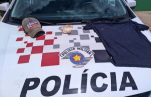 Homem é preso em Fartura após roubar dois estabelecimentos comerciais Imagem divulgada pela PM. (Foto: Divulgação)