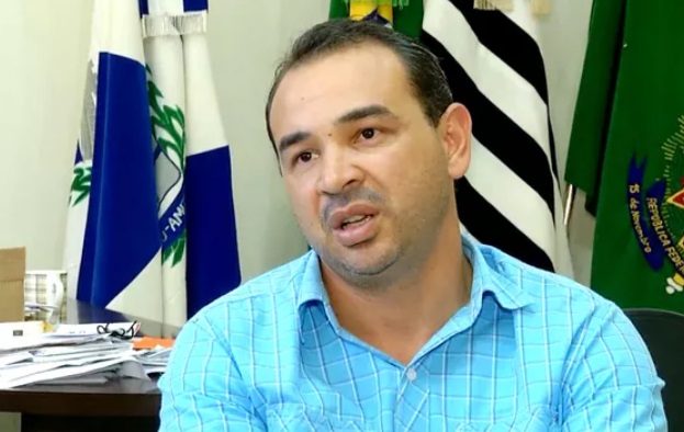 Márcio Jesus do Rêgo, do PSDB, prefeito de Chavantes. (Foto: Reprodução/TV TEM)