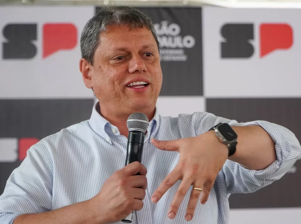 O governador de SP, Tarcísio de Freitas (Republicanos). (Foto: Divulgação/Governo do Estado de SP)