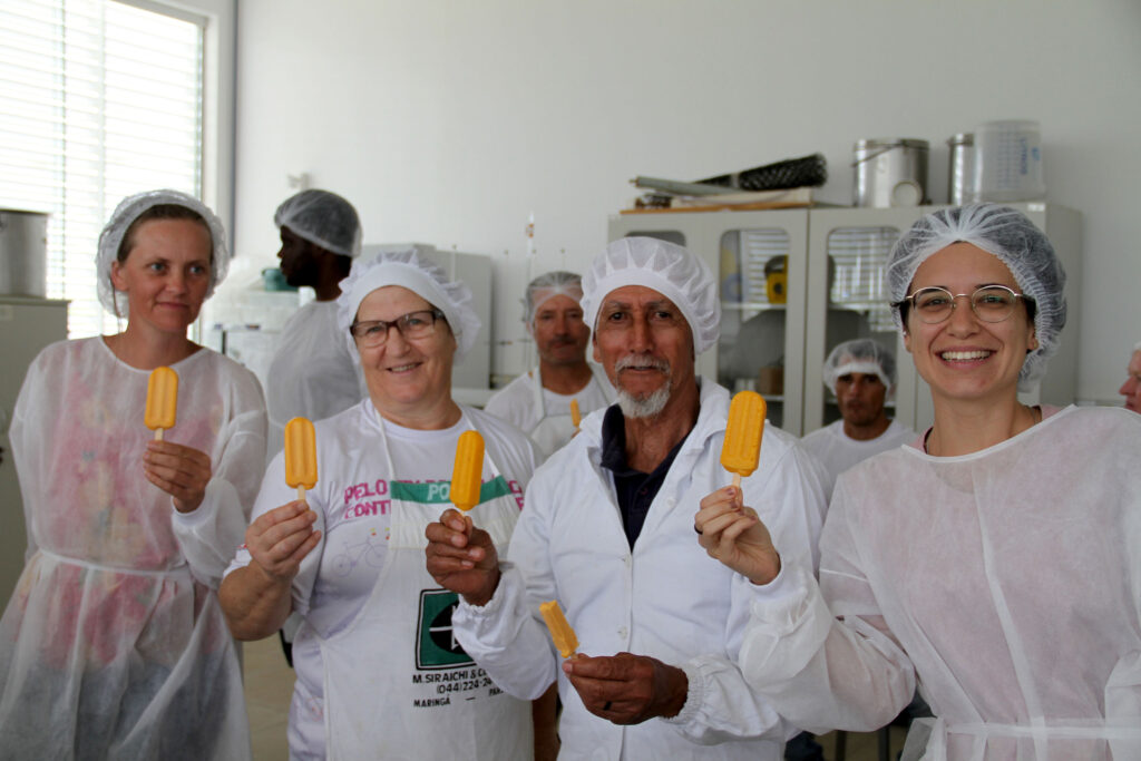 Com qualidade e diversidade, fruticultura do Paraná ajuda a expandir produção de sorvetes. (Foto: Vanderleia Dezingrini Assessoria de Comunicação - UFFS)