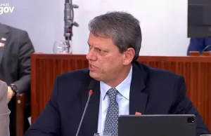 Tarcísio: SP vai ser primeiro Estado a substituir diesel; começando pelo agro Tarcísio de Freitas (Republicanos), governador de São Paulo. (Foto: Reprodução/YouTube)