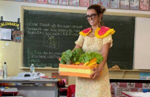 Semana da educação alimentar é realizada nas escolas de Sarutaiá A iniciativa foi organizada pela nutricionista Pollyanna Caramaschi. (Foto: Divulgação)