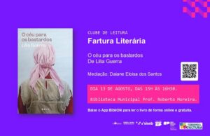 Clube de Leitura ‘Fartura Literária’ promove encontros mensais Primeiro encontro está marcado para o dia 13 de agosto. (Foto: Divulgação)