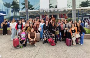 Sebrae leva mais de 300 pessoas da região para a Beauty Fair, em São Paulo No total, seis ônibus e dois microônibus partiram da região. (Foto: Divulgação)