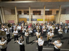 Famílias participam de noite cultural no 4º Encontro de Bandas e Fanfarras em Avaré Apresentação da banda de Avaré. (Foto: Divulgação)
