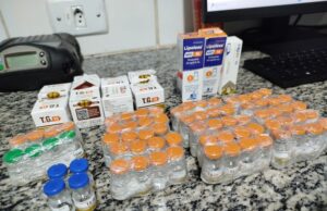 Interior de SP vira rota de contrabando de ‘caneta emagrecedora do Paraguai’ A venda e a importação desses produtos são proibidas no Brasil. (Foto: Divulgação/PRF)