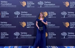 Brasileira Débora Garofalo é eleita professora mais influente do mundo Professora Débora Garofalo ganha prêmio de professora mais influente do mundo em Dubai. (Foto: Débora Garofalo/Arquivo pessoal)