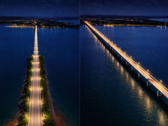 Ponte entre Avaré e Itaí ganhará sistema elétrico regional e nova iluminação Ponte Carvalho Pinto, entre Itaí e Avaré. (Foto: Reprodução/A Voz do Vale)