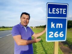 Prefeito de Cerqueira César anuncia via de ligação com a Rodovia Castello Branco Diego Cinto (MDB) destacou a importância da iniciativa para o desenvolvimento do município. (Foto: Reprodução)