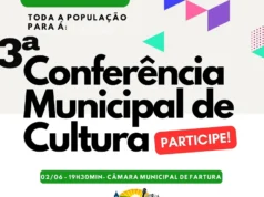 Fartura realiza Conferência Municipal de Cultura na próxima terça-feira (2) Evento será na Câmara Municipal. (Foto: Divulgação)