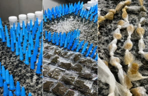 Mulher é presa em Itaí por tráfico com mais de 700 porções de drogas A ocorrência foi apresentada no Plantão Policial. (Foto: Reprodução/A Voz do Vale)
