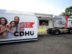 Veículo da CDHU Móvel realiza atendimento presencial gratuito em Taquarituba A CDHU Móvel disponibiliza diversos serviços gratuitos aos mutuários. (Foto: Agência SP/Reprodução)